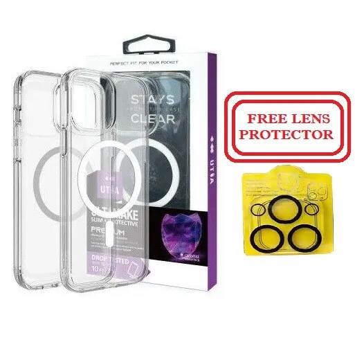 Clear Shockproof Transparent Magsafe Ultimake Cover Case for iPhone 15 Pro Max