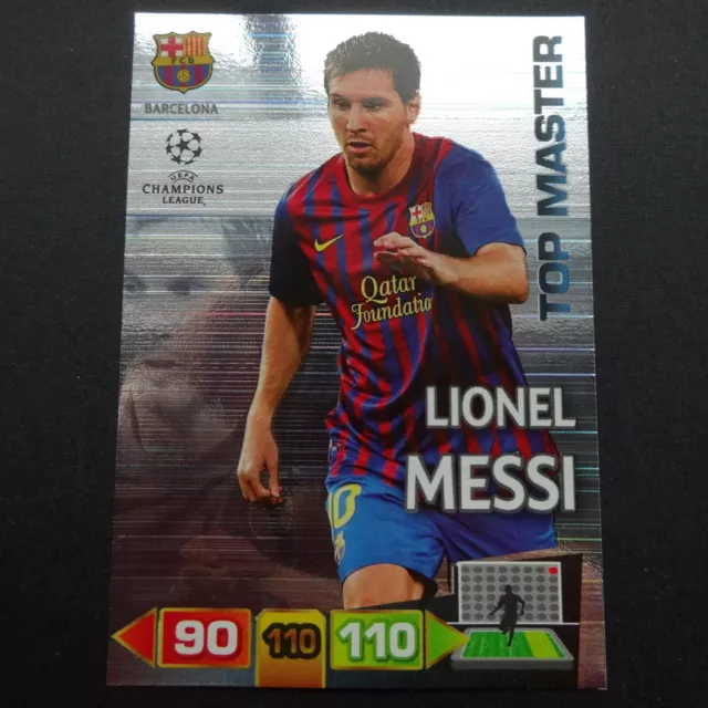 Panini Adrenalyn Champions League 2011/2012 Top Master Lionel Messi FC Barcelona