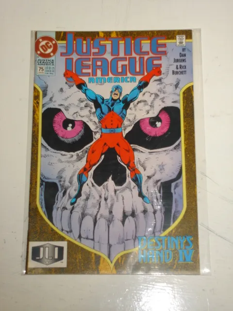 Justice League Of America #75 Vol 2 Jla Dc Comics Nm (9.4)  June 1993