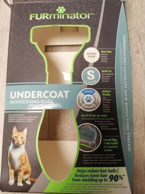 FURminator  -Tool Katze Größe S Kurzhaar - Katzenbürste für kleine Kat