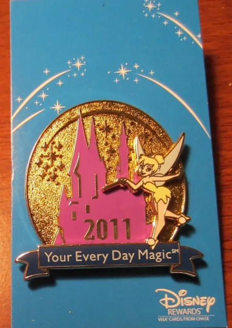 Disney VISA Cardmember Exclusive Pin 2011 Sorcerer Tinker Bell  Everyday Magic