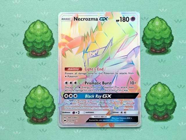 Pokemon - Necrozma GX - 153/147 - SM Burning Shadows - Secret Rare
