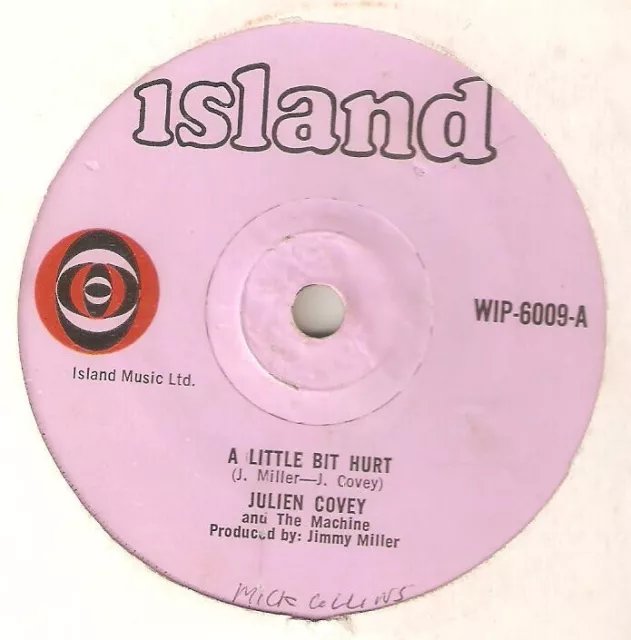 JULIEN COVEY A Little Bit Hurt ISLAND NORTHERN SOUL UK 45