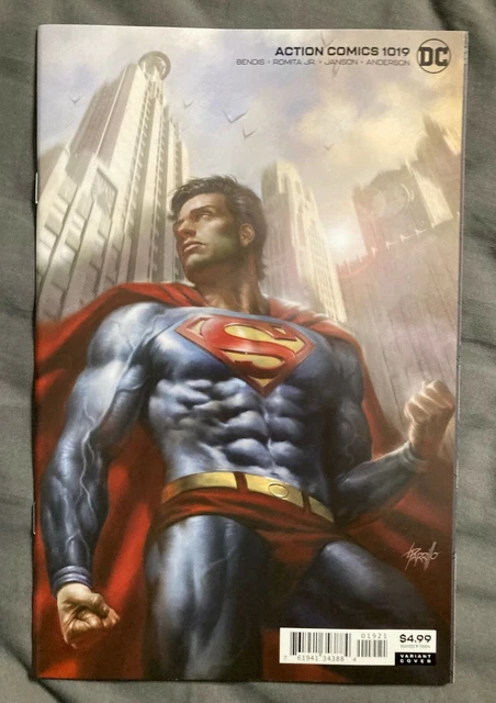 Action Comics #1019 cardstock Lucio Parillo Variant DC Comics Superman Bendis