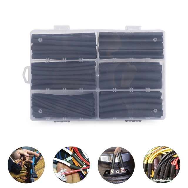 130pcs Thermorétractables 3:1 Tubes Électrique Gaine Câble Fil Heatshrink Tube 2
