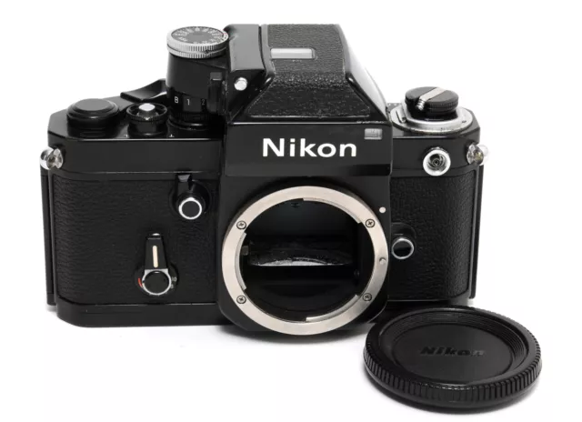 Nikon F2 Photomic Camera Body Black 35mm SLR w. body cap