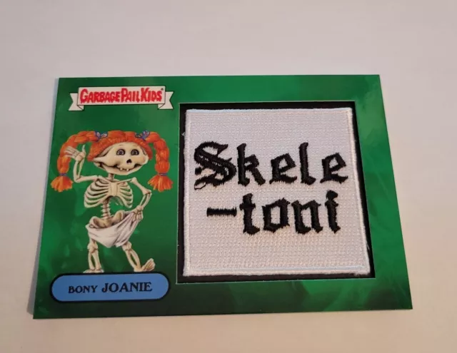 2018 Topps Garbage Pail Kids Oh The Horror-ible BONY JOANIE 4a PATCH  20/50 GPK