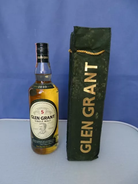 Glen Grant Single Malt Scotch Whisky-5 Years Old-70 Cl-40°+Sacchetto Vellutato