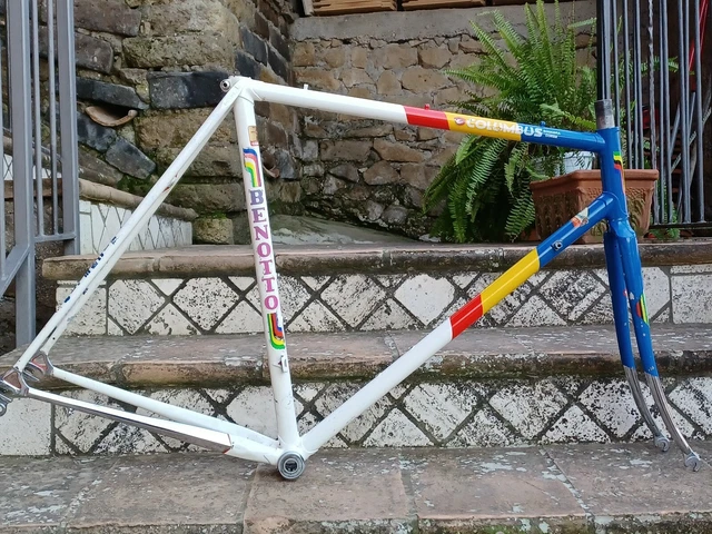 Cadre Vélo Vintage De Rosa Professional 1988 - Acier, Taille 48 Cm, Fourche Campagnolo, Parfait Pour L'Eroica