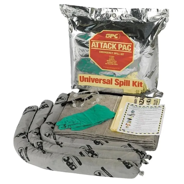 Brady Spc Absorbents Ska-Atk-Grng Spill Kit Universal  3AP01 New