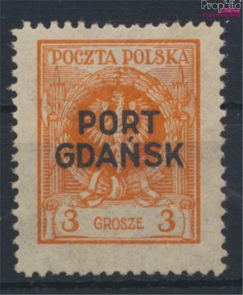 Briefmarken Polnische Post Danzig 1925 Mi 3a postfrisch (9898468