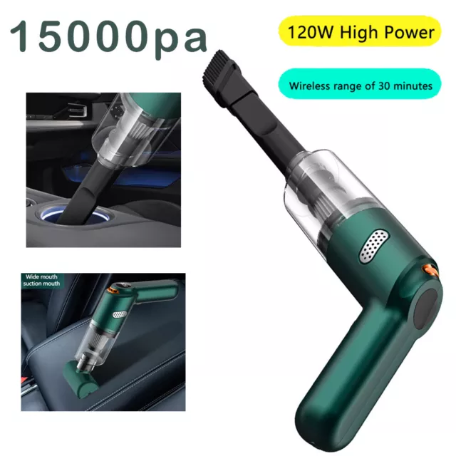 Electric Cordless Handheld 15000PA Suction Mini Vacuum Cleaner Car Home Cleaning