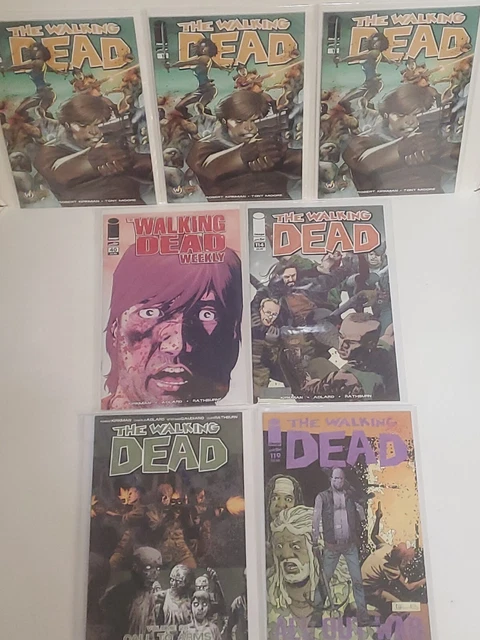 🔥Walking Dead Comic Book Lot Wizard World Madison (3) Weekly 40 114 119 Vol 26