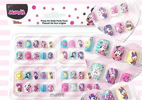 Minnie Mouse 40 Piece Press On Nail Party Pack Disney Junior