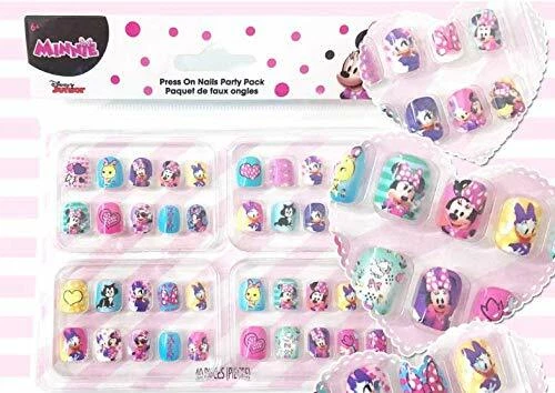 Minnie Mouse 40 Piece Press On Nail Party Pack Disney Junior