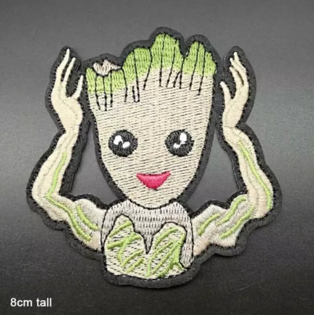 Groot Patch for Embroidery, Cloth Patches Badge Iron Sew On Marvel Comics