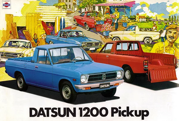 1980 Datsun 1200 Pickup - Promotional Advertising Poster