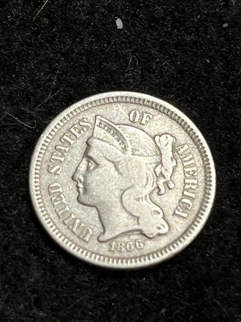 1866 3 Cent Nickel