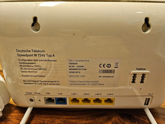 Media Receiver 303 Wlan Speedport W 724v picclick.de
