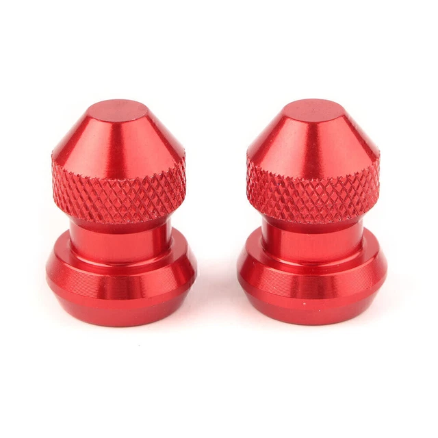 Cappucci Valvola Aria Pneumatici Universali Copertura Stelo Cappuccio Rosso Per Auto Camion Moto