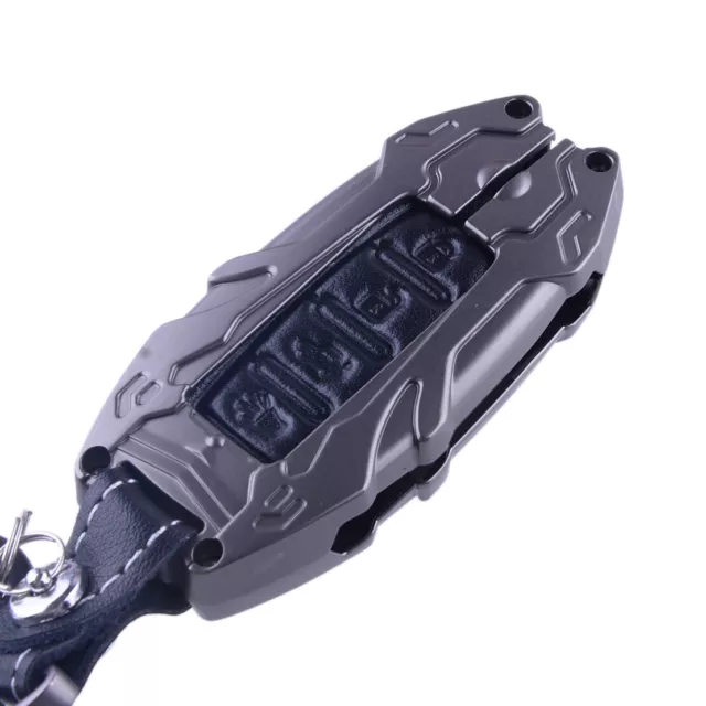 Alloy Remote Key Fob Cover Case Holder Keychain Fit For Infiniti Nissan Qashqai 3