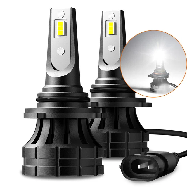 AUXITO 9006 LED Halogen Headlight Bulbs 6500K Hi Lo Beam Ultra White Free Return