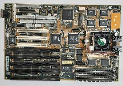 IWILL P54TSW2 Sockel 7 ISA SCSI Mainboard + Intel Pentium 166MHz + 64MB EDO RAM