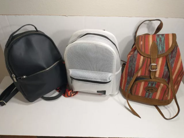 3 Different Brands Backpacks, Forever 21, Guatemalan woven rucksack,Wild Fable