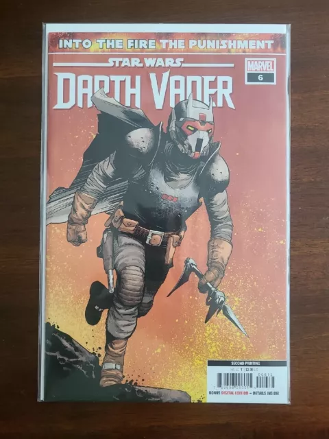 Star Wars Darth Vader #6 2nd Print 1st Ochi Sith Assassin  Marvel 2021 VF/NM