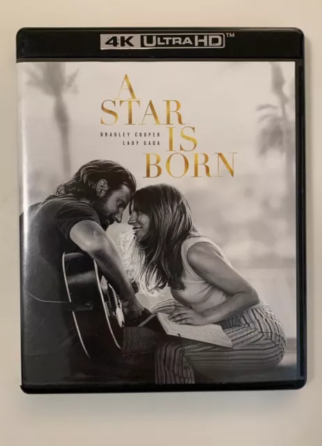 A Star Is Born 4K Ultra HD and Blu-ray (2018, Lady Gaga), No Digital. No Slip.
