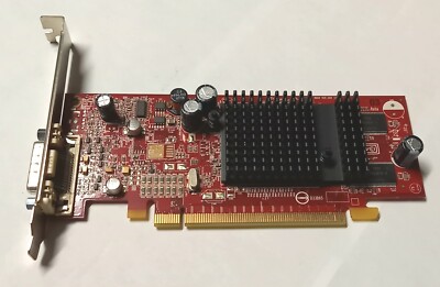 B Radeon X600 Scheda grafica video da DVI PCIE testato SPEDIZIONE GRATUITA ATI E-G012-05-1638 