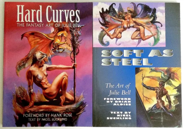 Julie Bell Fantasy Art Books Hard Curves & Soft As Steel by Nigel Suckling