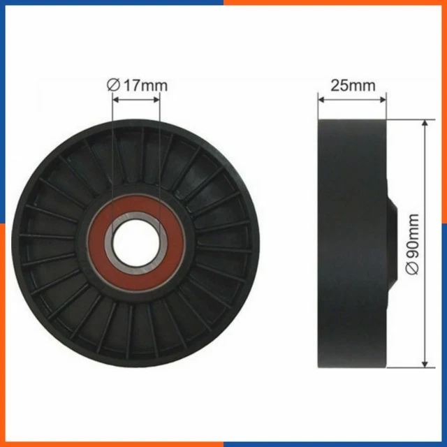 Galet tendeur de courroie d'accessoire pour OPEL | 1340530, 1218200600, 205733