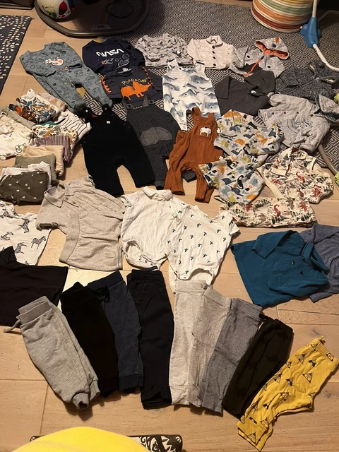 Huge Baby Boy 6-9 Month Clothes Bundle - NEXT, M&S, Primark, Tu, Primark