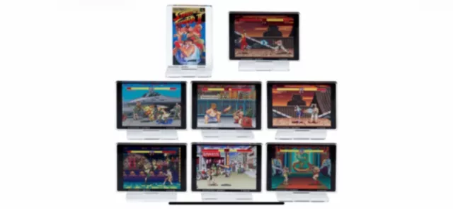 Capcom Street Fighter Ii 2 Acrylic Stand 8 Complete Set Video Game Scene