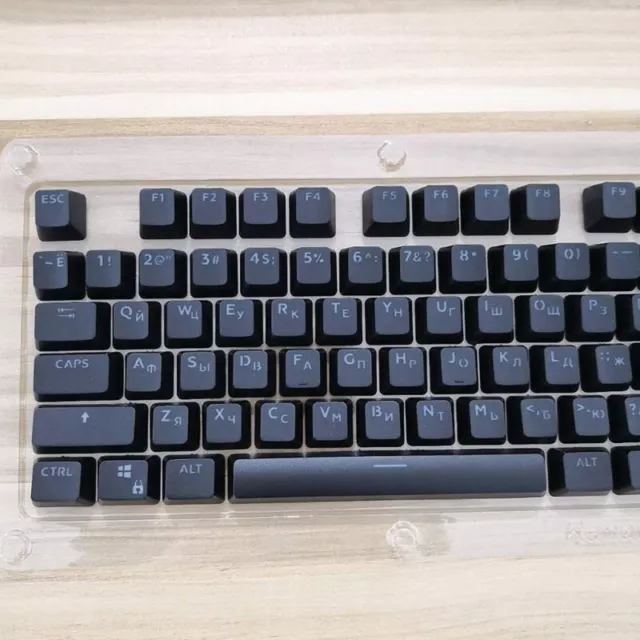 DIY Gaming Keyboard Russian Korean Keycap ABS LED Backlit Keycap for Cherry MX