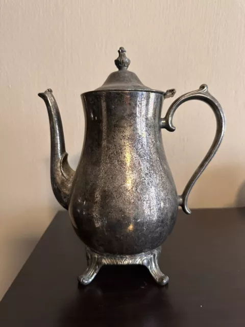 Vintage International Silver Company Teapot Coffee Pot “I.S. Co.” Free Shipping