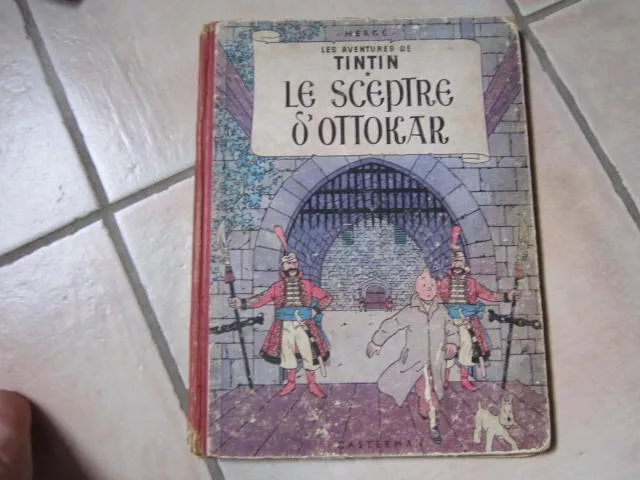 Tintin "Le sceptre d'Ottokar" - Edition de 1955 (B12 bis) - Hergé - Casterman