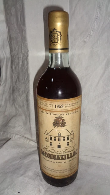 Monbazillac 1959 Château de la Fonvieille Grand millésime