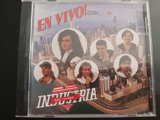 Industria Del Amor - En Vivo CD Fonovisa 1995 CD: Como Nuevo, Estuche: VG Escaso