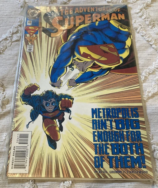 The Adventures Superman #506 Nov 93 Metropolis Ain't Big DC Comics Comic Book