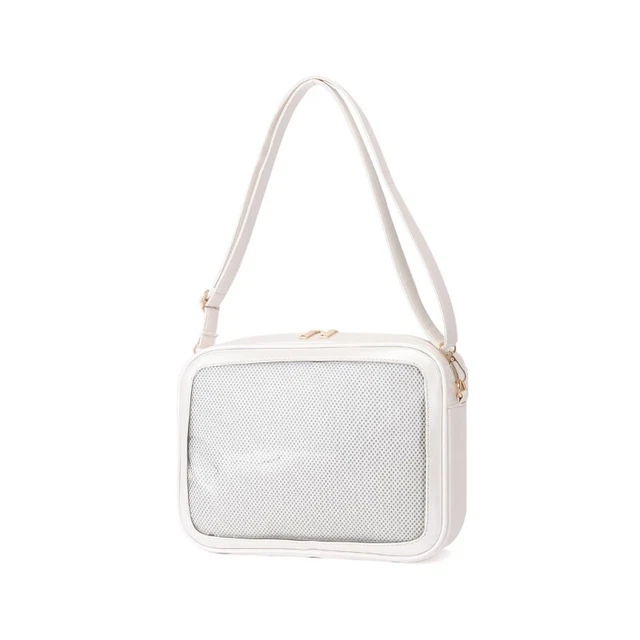 Women Transparent Shoulder Bag JK Handbag Girls Cute Crossbody Bag for School