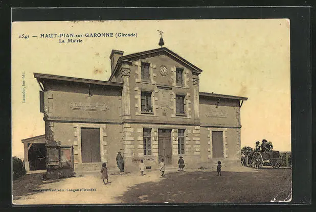 CPA Haut-Pian-sur-Garonne, La Mairie 1911