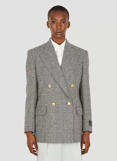 Gucci Prince Of Wales Check Blazer Jacket-With Tags- RRP$5,500 AUD