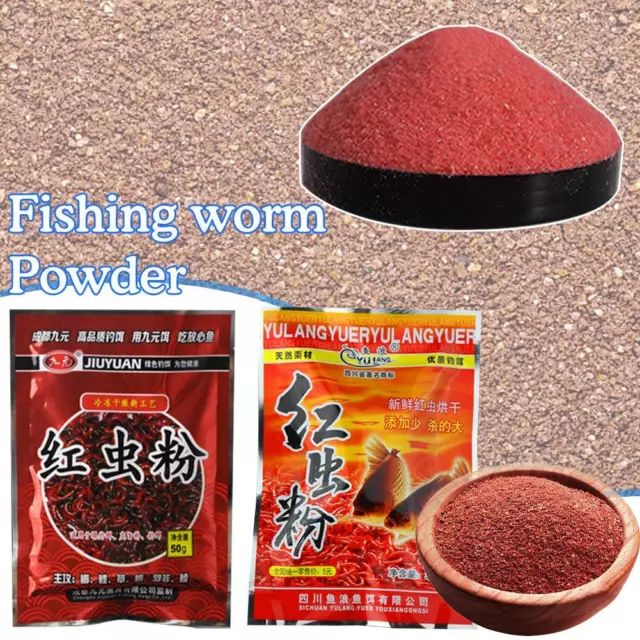 Fishmeal Fish Buster Carp Krill Meal Fishing Bloodworm J8 Powder Red Worm 9CI0