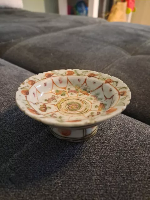 Rare Ancien vide poche Céramique Porcelaine Chine Chinese 18ème Compagnie Indes