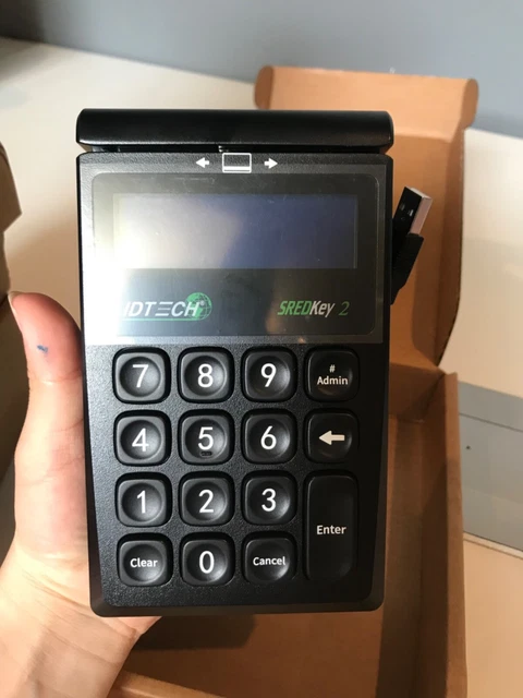ID Tech SREDKey 2 Point of Sale Credit Card Reader Keypad IDSK2-535E