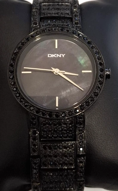 DKNY NY-8056 LADIES Watch Black Crystal Stainless Steel  display picture 3