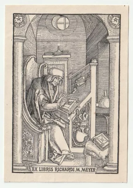 ANONYM: Exlibris für Richard Moritz Meyer