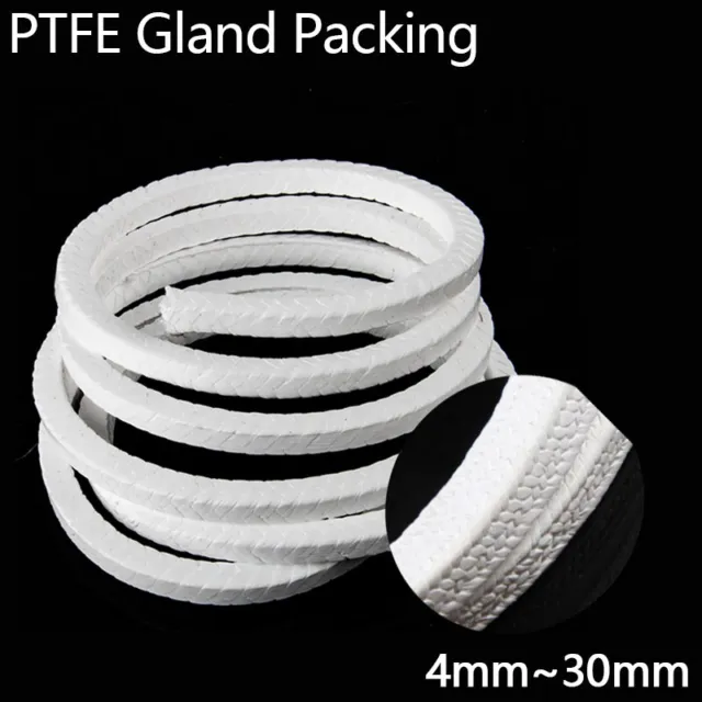 Ghiandola di imballaggio PTFE ghiandola di imballaggio corda albero tenuta striscia di tenuta 4 mm ~ larghezza 30 mm